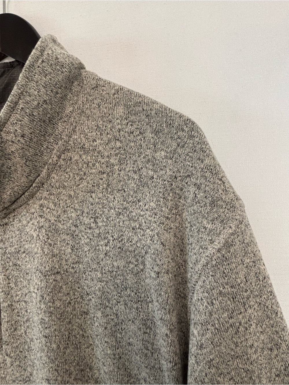 WRANGLER Gray Heather 1/4 Zip Fleece Pullover Size 3XL - Picture 4 of 5